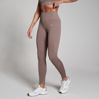 MP Damen Tempo Rib Nahtlose Leggings – Haselnuss - L von MP