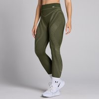 MP Women's Tempo Seamless Linear Leggings - Dark Olive - M von MP