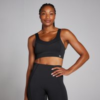 MP Damen Tempo Ultra Geklebter Sport-BH – Schwarz - XXL von MP