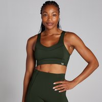 MP Damen Tempo Ultra Geklebter Sport-BH – Waldgrün - XL von MP