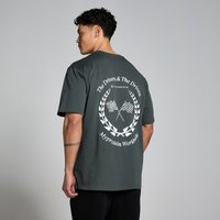MP World Wide T-Shirt mit Grafik – Verwaschenes Schwarz - L-XL von MP