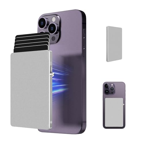 MPVWALT Magnetischer Kartenhalter-Wallet für MagSafe-Wallet, minimalistisches schlankes Kartenetui für das Telefon, Pop-Up Wallet, schlanker Metall-Kartenhalter, kompatibel mit iPhone MPVWALT Magnetischer Kartenhalter-Wallet für MagSafe-Wallet, minimalistisches schlankes Kartenetui für das Telefon, Pop-Up Wallet, schlanker Metall-Kartenhalter, kompatibel mit iPhone von MPVWALT