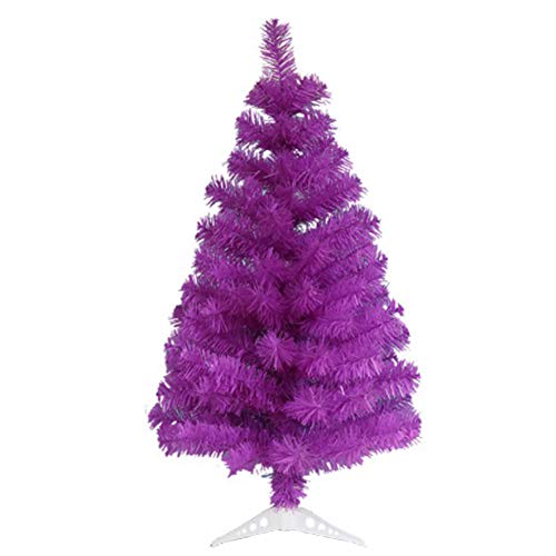 MRYFODA YIQIANJ Lila Künstlicher Weihnachtsbaum - PET + PVC usw. verschlüsselte Weihnachtsbäume, automatische Weihnachtsbäume, Flammschutzmittel, Klassische und realistische natürliche Zweige (Größe: von MRYFODA