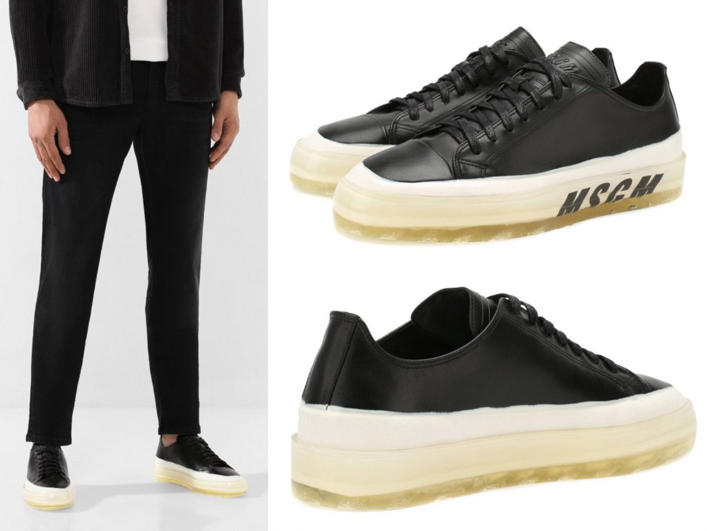 MSGM MSGM Dipped Sole Edition Floating Sneakers Trainers Turnschuhe Shoes S Sneaker von MSGM