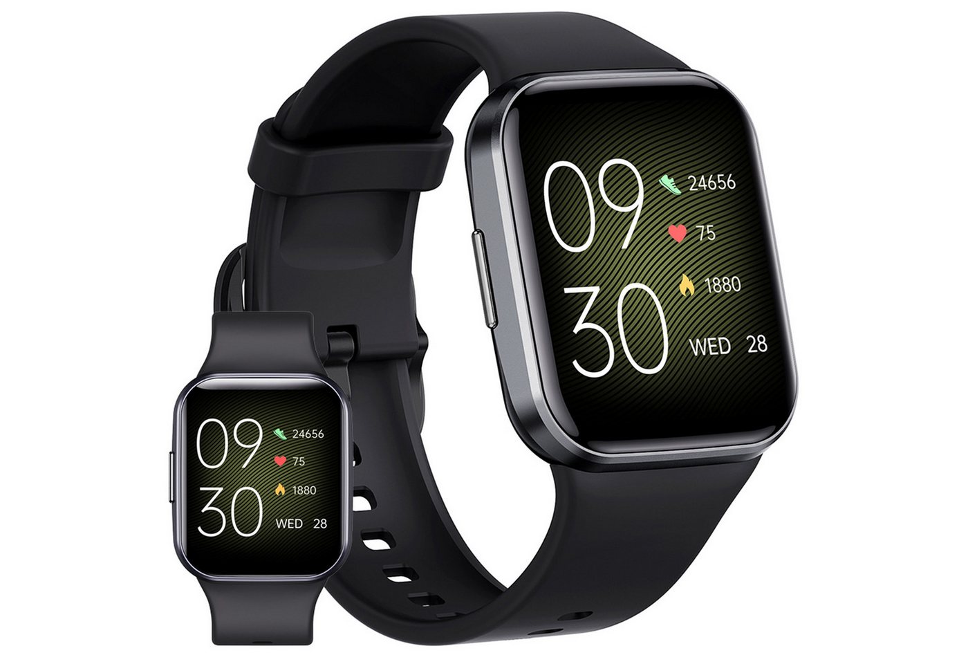 MSOVAEU Smartwatch für Damen Herren, Fitness Tracker Uhr mit Anruffunktion Smartwatch (1.69" HD Voll Touchscreen Zoll), IP67 Wasserdicht Pulsmesser Schrittzähler Aktivitätstracker von MSOVAEU