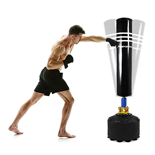 MSPORTS Boxsack Premium - Erwachsene Freistehender Standboxsack mit Saugfuß - MMA Boxing Trainer Kickboxsack MSPORTS Boxsack Premium - Erwachsene Freistehender Standboxsack mit Saugfuß - MMA Boxing Trainer Kickboxsack von MSPORTS