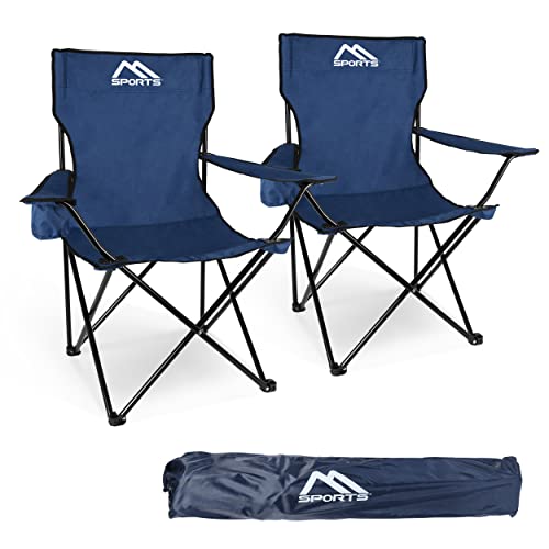 MSPORTS Campingstuhl Premium inkl. Tragetasche in Königsblau Anglerstuhl Faltstuhl - 2er Set - Klappstuhl mit Armlehne und Getränkehalter praktisch robust leicht MSPORTS Campingstuhl Premium inkl. Tragetasche in Königsblau Anglerstuhl Faltstuhl - 2er Set - Klappstuhl mit Armlehne und Getränkehalter praktisch robust leicht von MSPORTS