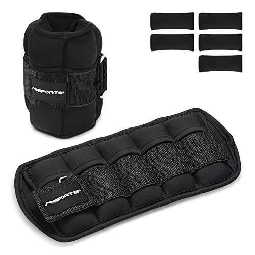 MSPORTS Gewichtsmanschetten -einstellbar- Paar bis 3,5 kg Fuß- und Hand-Gewichte inkl. Übungsposter MSPORTS Gewichtsmanschetten -einstellbar- Paar bis 3,5 kg Fuß- und Hand-Gewichte inkl. Übungsposter von MSPORTS