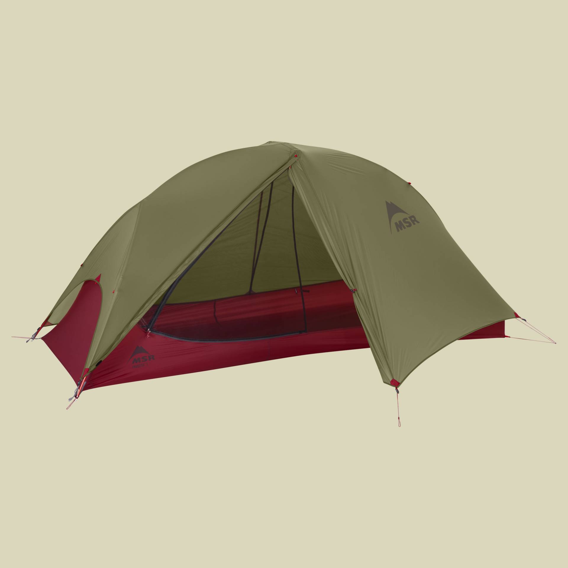 FreeLite 1 Tent V3 1- Personenzelt Farbe: green von MSR