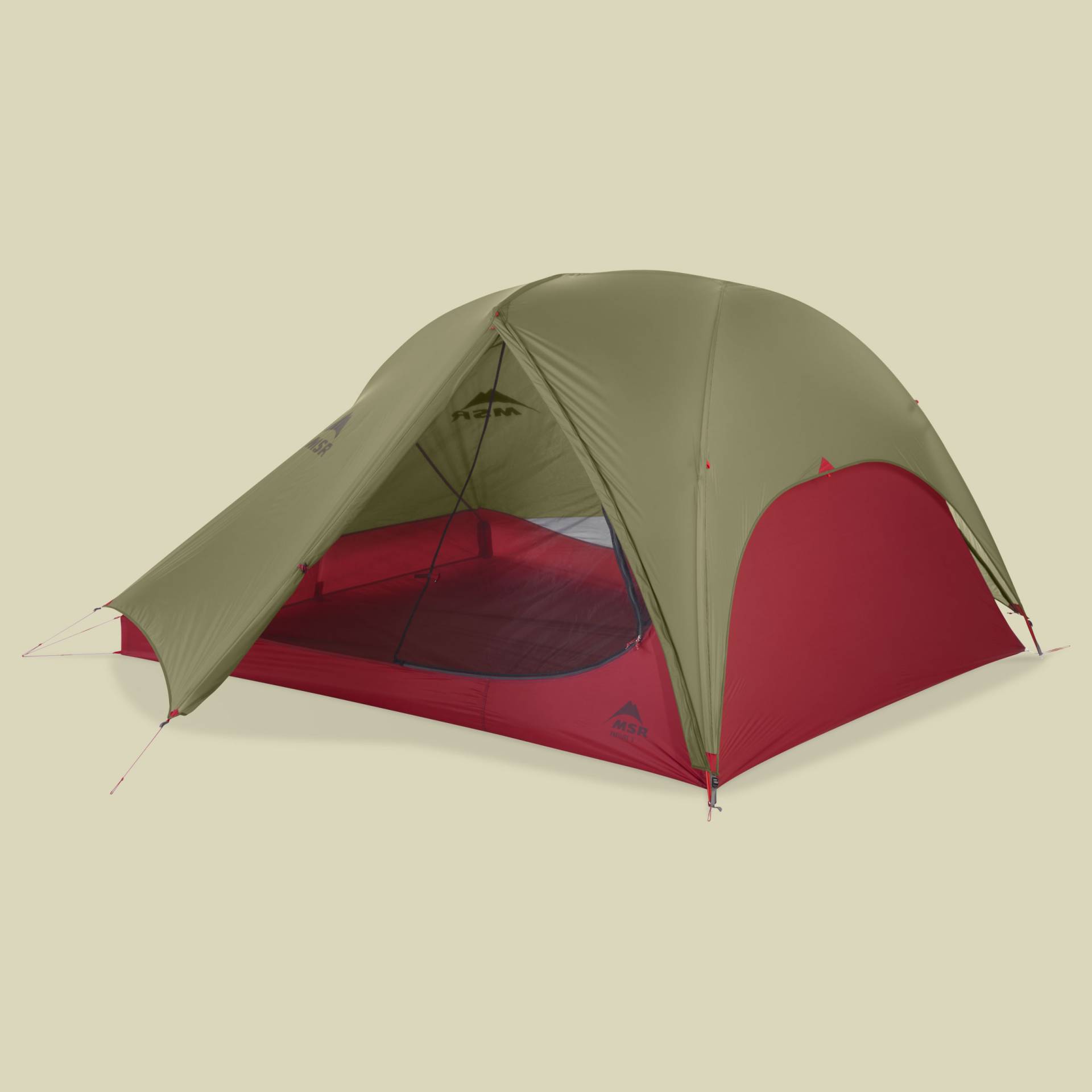 FreeLite 3 Tent V3 3-Personenzelt Farbe: green von MSR