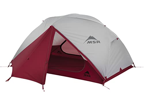 MSR Elixir Person Lightweight Backpacking Tent Rucksackzelt, Grau/Rot, Für 2 MSR Elixir Person Lightweight Backpacking Tent Rucksackzelt, Grau/Rot, Für 2 von MSR
