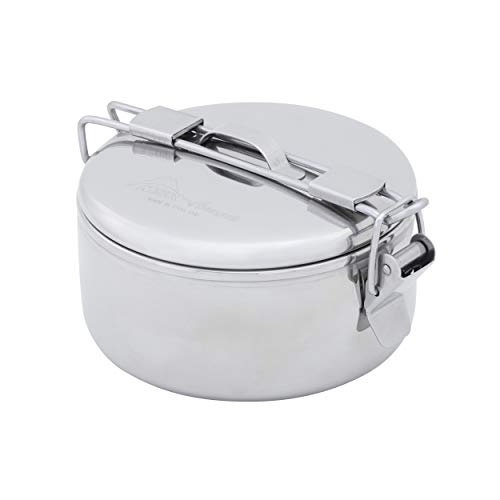 MSR (Mountain Safety Research) Edelstahltopf StowAway Pot, Silver, 775 ml, 321108 von MSR