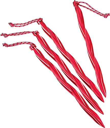 MSR – Cyclone Stake Kit 4 Units, Farbe Red MSR – Cyclone Stake Kit 4 Units, Farbe Red von MSR