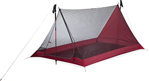 MSR Thru-Hiker Mesh House 3 Rot - Leichte Trekkingstock-Schutzunterkunft, Größe 3 Personen - Farbe Red MSR Thru-Hiker Mesh House 3 Rot - Leichte Trekkingstock-Schutzunterkunft, Größe 3 Personen - Farbe Red von MSR