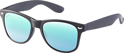MSTRDS Likoma Mirror Unisex Sonnenbrille Für Damen und Herren mit verspiegelten Gläsern, black/blue von MSTRDS