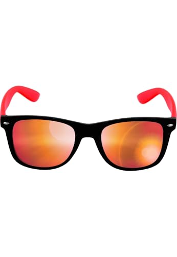 MSTRDS Likoma Mirror Unisex Sonnenbrille Für Damen und Herren mit verspiegelten Gläsern, black/red/red MSTRDS Likoma Mirror Unisex Sonnenbrille Für Damen und Herren mit verspiegelten Gläsern, black/red/red von MSTRDS