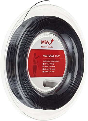 MSV Focus-HEX Saitenrolle, 485718, Schwarz, 1.18 von MSV