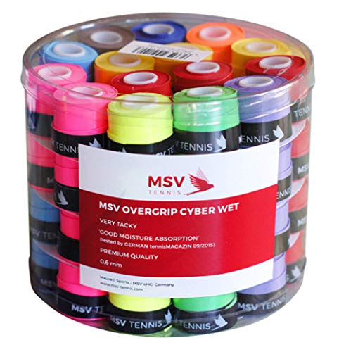 MSV Overgrip Cyber Wet, 60/Pack Tennisovergrip 60er Pack von MSV