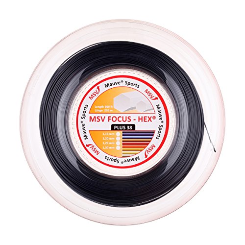 MSV Saitenrolle Focus-HEX Plus 38, Schwarz, 1,20 mm, 0355260135200006 MSV Saitenrolle Focus-HEX Plus 38, Schwarz, 1,20 mm, 0355260135200006 von MSV
