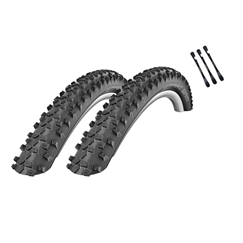 2er Set Schwalbe Reifen Smart Sam HS 476 28 Zoll (54-559) auswählbar mit Schläuchen + MSZweirad Reifenheber Performance Line (26 x 2,10 (54-559), Ohne Schläuche) von MSZweirad