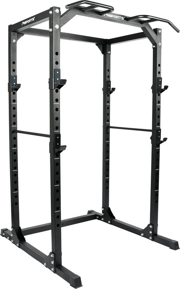 MSports® Kraftstation Power Rack Premium Cage H/B/T - 215x120x140 cm Kraftstation bis 200 kg von MSports®