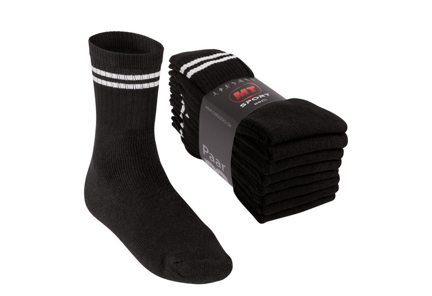 MT Tennissocken Sport- & Freizeitsocken Damen/Herren (8-32 Paar) Tennissocken (8-Paar) von MT