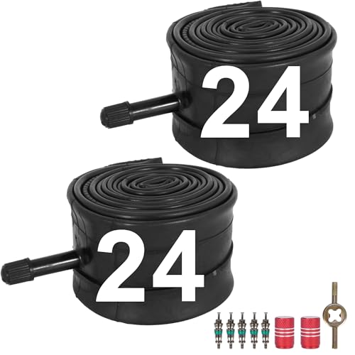 57/62-507 Schwalbe mit 32mm Schrader-Ventil,24x2.125/2.40 Robuster Fahrradschlauch für Cruiser, Straßen- und Mountainbike, 24x2.125/2.20/2.25/2.30/2.35/2.40 Fahrradschlauch, 2 Stück 57/62-507 Schwalbe mit 32mm Schrader-Ventil,24x2.125/2.40 Robuster Fahrradschlauch für Cruiser, Straßen- und Mountainbike, 24x2.125/2.20/2.25/2.30/2.35/2.40 Fahrradschlauch, 2 Stück von MTATCN