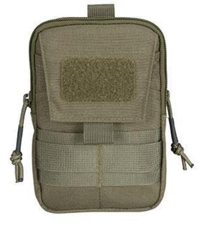 MUCHER Molle Tasche Taktische Hüfttaschen EDC Utility Bauchtasche Hüfttasche mit 3 Haken (Grün) von MUCHER