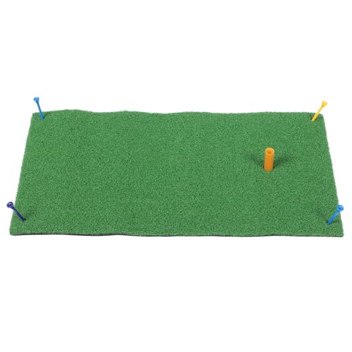 MUELODSIC 1 Satz Golf-Putting-Matte Golf Putting Matte Golf Simulator Golf Übungsplatz Golf Übungszubehör Golf trainingsmatte Indoor-Golfmatte tragbar Golfrasenmatte Kunstrasenmatten PP Gras von MUELODSIC