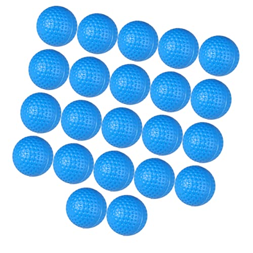 MUELODSIC 22St Nicht poröse Kugel Mondkugel Blitzbälle Luft Übungsbälle für Golf Baseball-Training Sport Golfball Indoor-Golfball Sicherheitsgolfball Übungsball Hohle Kugel Blue von MUELODSIC