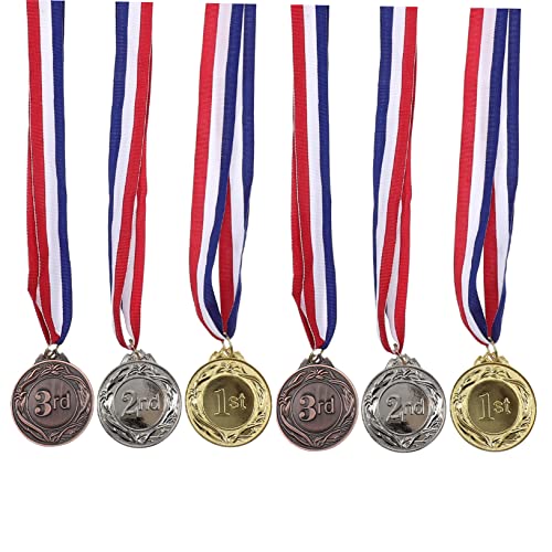 MUELODSIC 6St Auszeichnungen und Trophäen Gold-Silber-Bronze-Medaillen belohnt Medaillen Ordensband sportspiele Sport Spiele Auszeichnungsmedaillen für Spielmedaillen Zinklegierung MUELODSIC 6St Auszeichnungen und Trophäen Gold-Silber-Bronze-Medaillen belohnt Medaillen Ordensband sportspiele Sport Spiele Auszeichnungsmedaillen für Spielmedaillen Zinklegierung von MUELODSIC