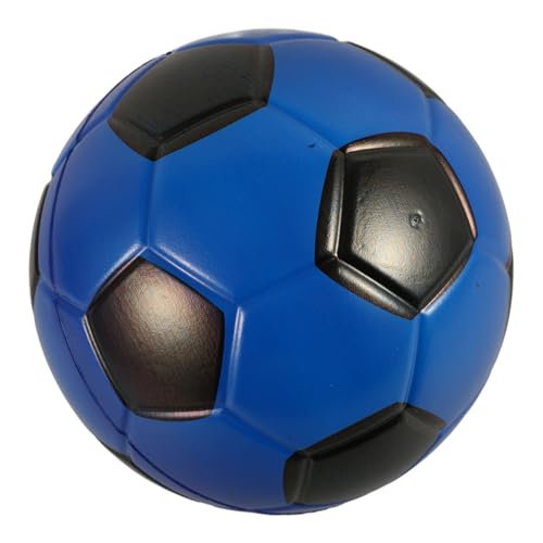 MUELODSIC Hallenfußball weicher Ball schaumstoffball Indoor Fußball für schwimmball Indoor Spielzeugball lustiger Stressball Kleiner Hundeball Bälle für Kleinkinder Schwamm Blue von MUELODSIC