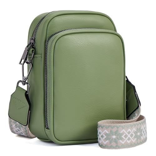 MUIIKOLA Handy Umhängetasche,RFID-Blockierung kleine Handytasche, Multifunktion Handy Umhängetasche Damen Leder,umhängetasche damen Breiter Gurt abnehmbarer Schultergur MUIIKOLA Handy Umhängetasche,RFID-Blockierung kleine Handytasche, Multifunktion Handy Umhängetasche Damen Leder,umhängetasche damen Breiter Gurt abnehmbarer Schultergur von MUIIKOLA