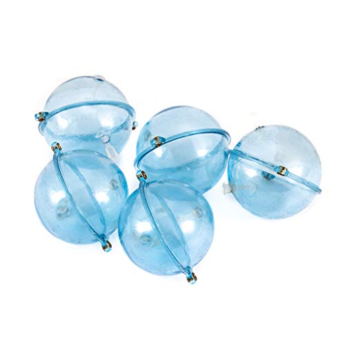 MULAIDI 5 Stück/Set Angelposen ABS Wasserball Bubble Floats Tackle Sea Fi Angeln Posen mit Lichtern von MULAIDI