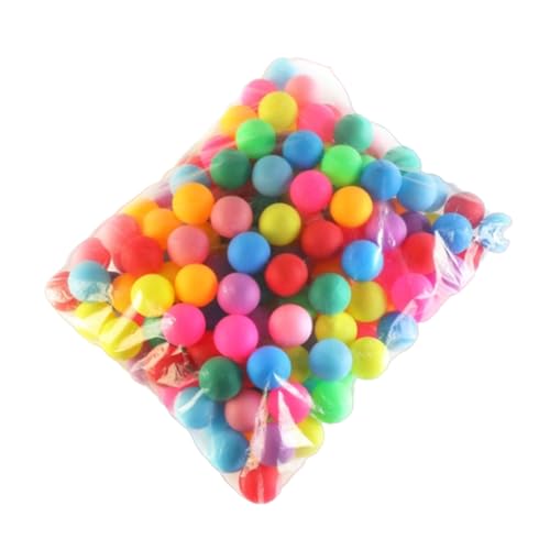MULAIDI Bunte Tischtennisbälle aus Kunststoff, waschbar, für Kunst und Handwerk, Party-Dekoration, farbiger Tischtennisball, waschbar, 50 Stück MULAIDI Bunte Tischtennisbälle aus Kunststoff, waschbar, für Kunst und Handwerk, Party-Dekoration, farbiger Tischtennisball, waschbar, 50 Stück von MULAIDI