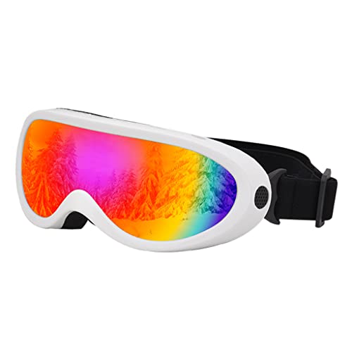MULAIDI TPU-Skibrille, wasserdicht, winddicht, verschleißfest, verformungsbeständig, für Herren, Damen, Jungen, Mädchen, Teenager, Ski-Brillen, Schwarz, Blau, Grün, Rosa, Lila, Weiß, Gelb, für MULAIDI TPU-Skibrille, wasserdicht, winddicht, verschleißfest, verformungsbeständig, für Herren, Damen, Jungen, Mädchen, Teenager, Ski-Brillen, Schwarz, Blau, Grün, Rosa, Lila, Weiß, Gelb, für von MULAIDI