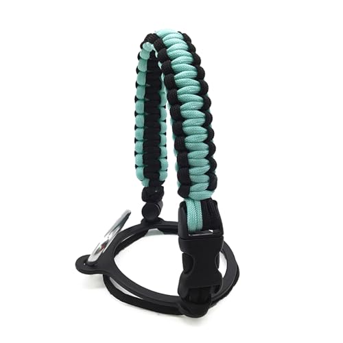 MULAIDI Wasserflaschengurt, Paracord-Griff mit Sicherheitsschnur, Paracord-Griff, Karabiner, Wasserflaschengriff, Gurt für Outdoor-Wasserflaschengriffschnur von MULAIDI