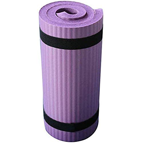 MRULIC Yogamatte Gymnastikmatte Pilatesmatte Fitness Trainingsmatte Haltbare Fitnessmatte Premium Sportmatte Yoga Matte Mat ÜBung Gym Workout Handtuch Decke Camping Aerobic Stretching Lila von MURIC