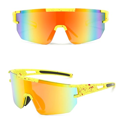 MUSELK Sport Sonnenbrille Herren Damen Fahrradbrille Sunglasses Polarisierte Sonnenbrille für Outdooraktivitäten MTB Rennrad Radfahren Biking Ski Sonnenbrille mit UV400 MUSELK Sport Sonnenbrille Herren Damen Fahrradbrille Sunglasses Polarisierte Sonnenbrille für Outdooraktivitäten MTB Rennrad Radfahren Biking Ski Sonnenbrille mit UV400 von MUSELK