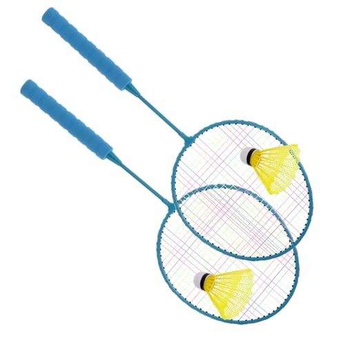 MUSISALY 1 Set Badmintonschläger Für Kinder Outdoor Sport Geeignet Für 3 12 Jahre Ideal Für Freizeitaktivitäten Und Sportspiele Im Freien Inklusive 2 Schlägern Und 1 Federball von MUSISALY