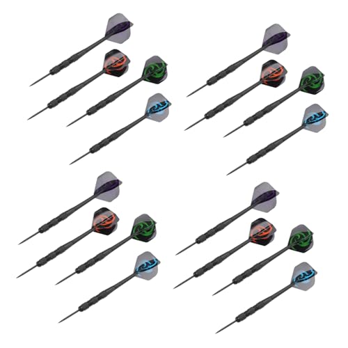 MUSISALY 12St Harter pro Darts professionelle dartpfeile e Dart Pfeile Noir Darts saug Darts Lässiges Darts liefert Darts Harte Dartnadel Stock Darts Dartzubehör Pin-Typ Dart Black von MUSISALY