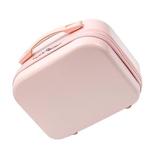 MUSISALY 1Stk Kosmetikkoffer Beauty-Kosmetik Einkaufstasche Mini Reise durchsichtiger kulturbeutel Kosmetik-Organizer-Tasche Damen Schminktasche Damen Kosmetiktasche ABS-Material Rosa von MUSISALY