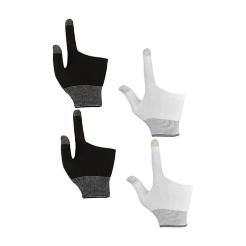 MUSISALY 2 Paar Spiel Handschuhe Fingerhandschuh-Gaming Anti-Schweiß-Spielhandschuhe fingerhandschuhe Finger Handschuhe Fingerhülle zum Spielen Atmungsaktive Finger-Gaming-Handschuhe Nylon von MUSISALY