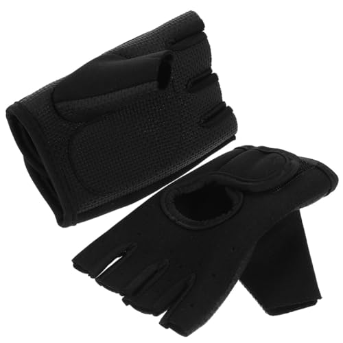 MUSISALY 2st Fitness-Handschuhe Turnhandschuhe Für Männer Schützende Fitnesshandschuhe Fitness-handschutz Bequeme Angelhandschuhe Halbfinger-reithandschuhe Sporthandschuhe Fahrradhandschuhe von MUSISALY