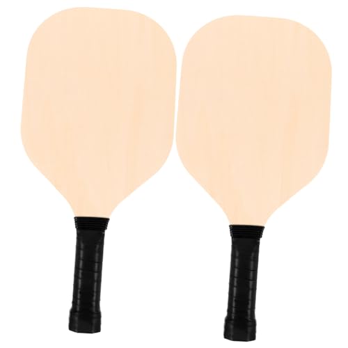 MUSISALY 2st Pickleball-ausrüstung Lochballschläger Outdoor-Pickleball-bälle Tragbarer Schläger Lochkugeln Lochball-Set Für Den Haushalt Praktisches Sportspielzeug Lochballzubehör Pappel von MUSISALY