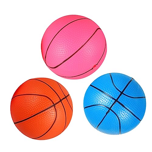 MUSISALY 3 Stück Basketball Spielzeug Spielplatz Spielzeug Für Kinder Springende Bälle Sprungbälle Für Kinder Kindergarten Springende Bälle Kindersportbedarf PVC von MUSISALY