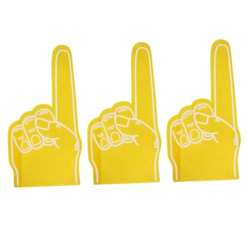 MUSISALY 3 Stück Schaumstoff Dekorative Jubelschäume Finger Geräuschmacher Für Sportveranstaltungen Sportzubehör Cheerleader Schaumstoffe Handjubelschäume von MUSISALY