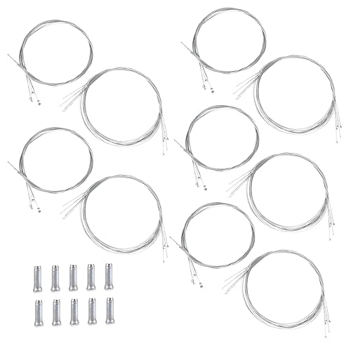 MUSISALY 5 Satz Fahrradlinie Zyklus Bremskabel Draht Bremszüge Rennrad fahrradersatzteile fahrräder ersatzteile Umwerfer Bausatz Bremsleitung für Tretautos Fahrrad unverzichtbar Aluminium von MUSISALY