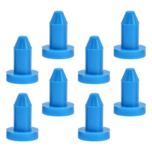 MUSISALY 8St Kanu Wasserstecker Stecker für Kajak Bootszubehör Kajak-Attikastopfen Kanu-Ablassstopfensatz Ablassschrauben für Boote Kajak-Ablassstopfen Scupper Plug für Kajak Gummi Sky-Blue von MUSISALY