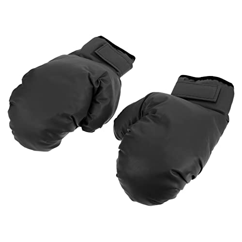 MUSISALY Boxhandschuhe Kickbox-trainingshandschuhe Trainingshandschuhe Mit Schwerer Tasche Strapazierfähige Handschuhe Schwere Trainingshandschuhe Fitnesshandschuhe Für Herren Black Pu von MUSISALY